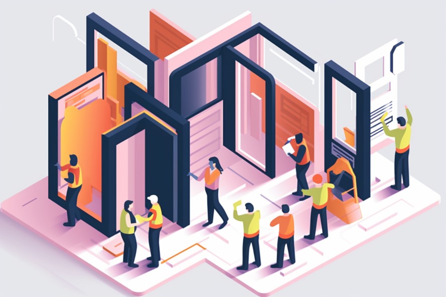 JonnyMillard_isometic_playful_design_illustration_of_A_Door_ins_436796c9-0c6d-48cf-a037-8c1a666c16d9